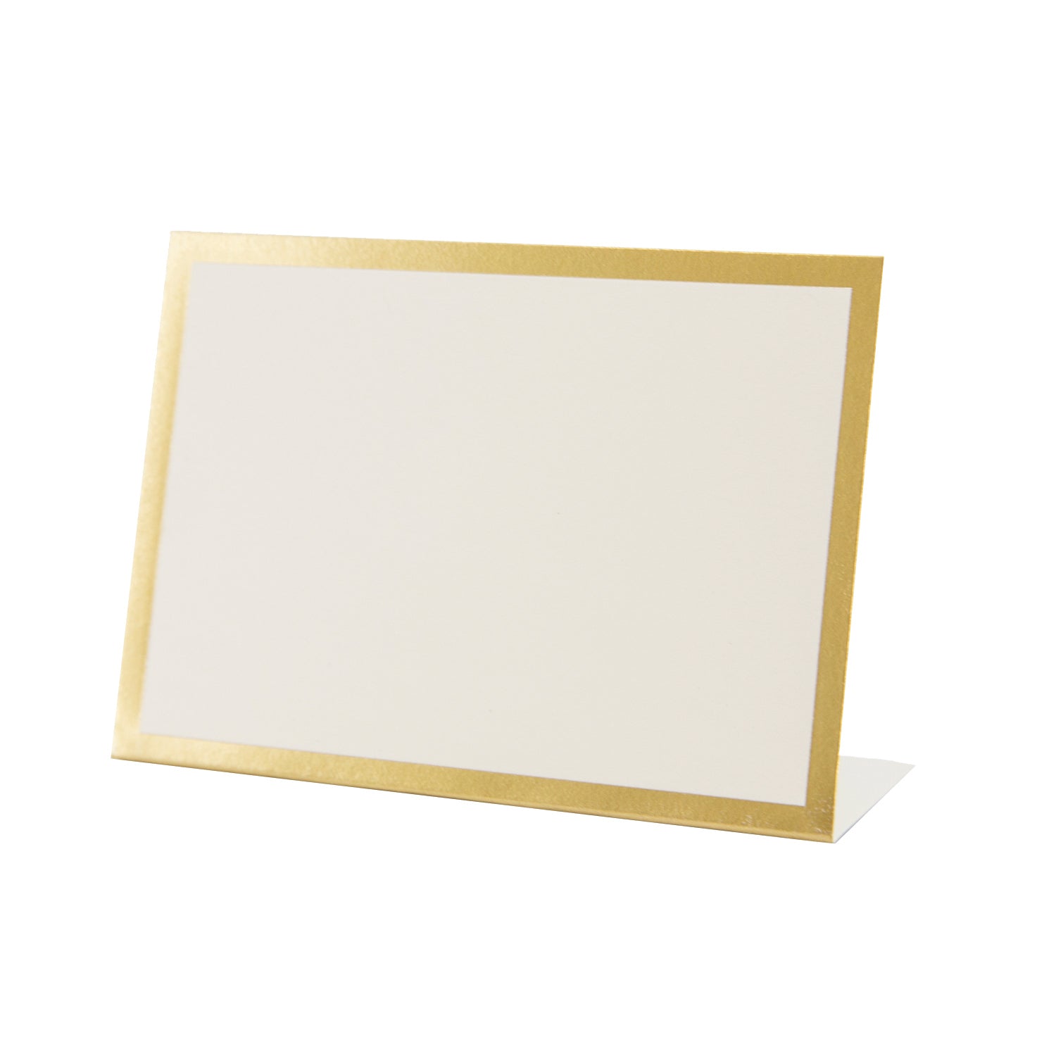 A Hester &amp; Cook Gold Foil Frame Place Card labeled for guests on a white background.
