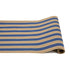This entertaining Kraft Navy & Red Awning Stripe Runner from Hester & Cook features a stylish blue and tan striped design.