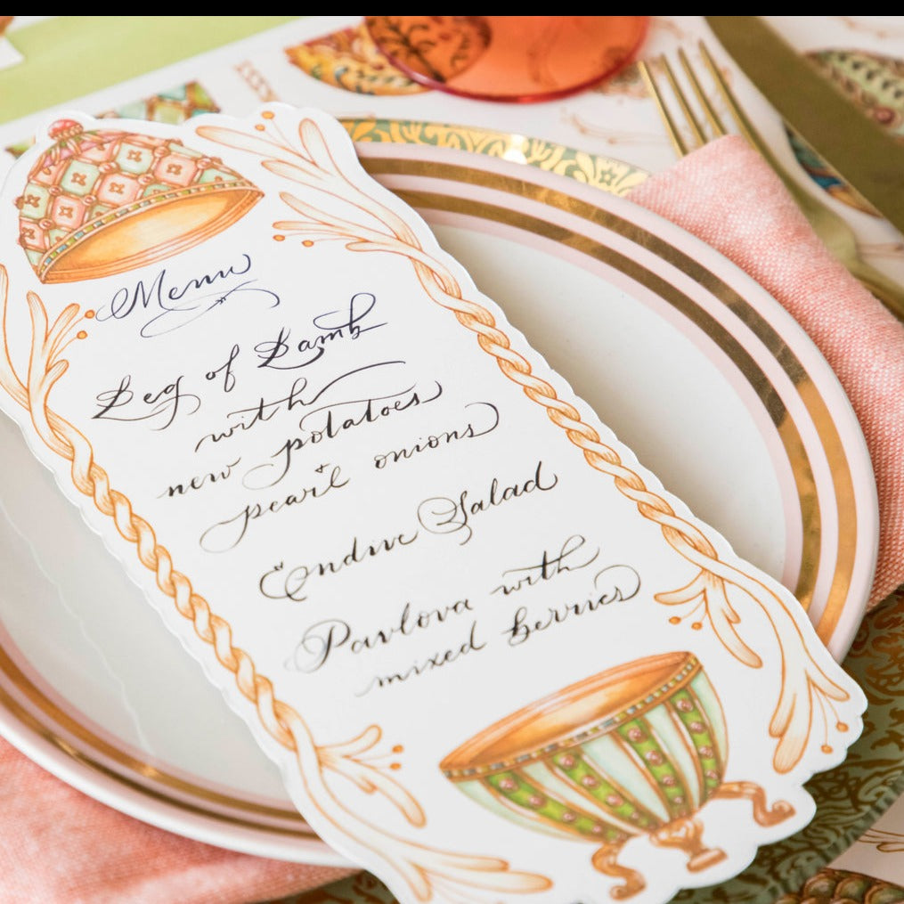 Exquisite Egg Table Card
