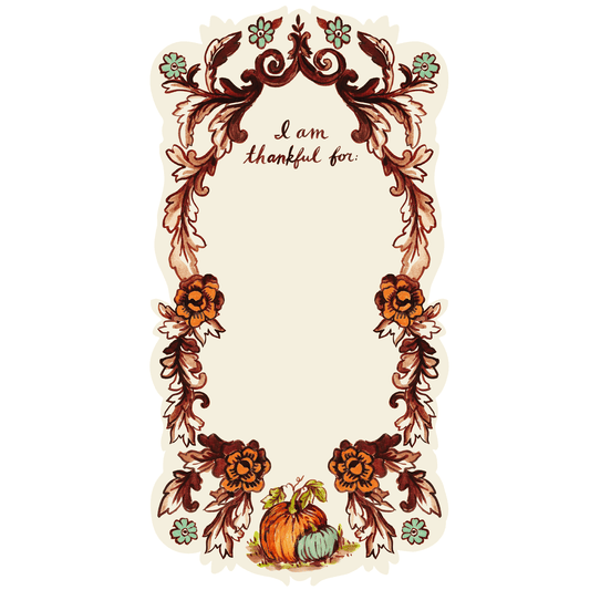 "I Am Thankful For" Table Accent