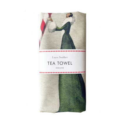 Candy Cane Tea Towel