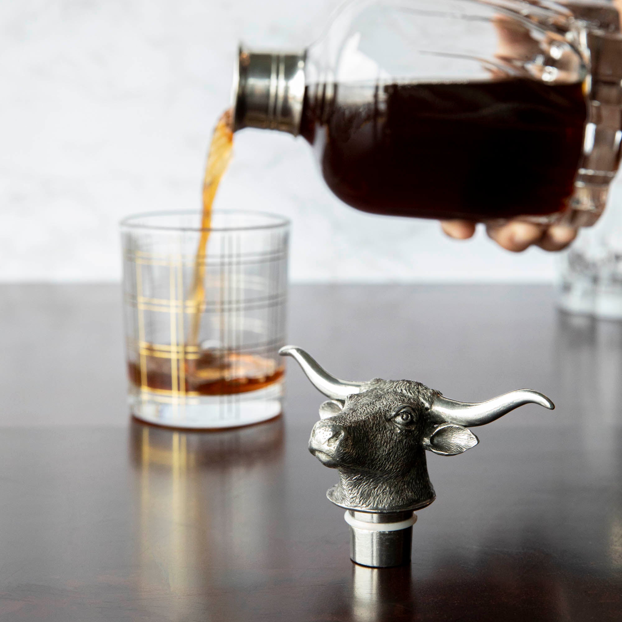 Whisky/Spirit Decanter, Longhorn – Hester & Cook