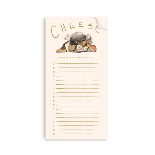 Cheese & Necessities Notepad
