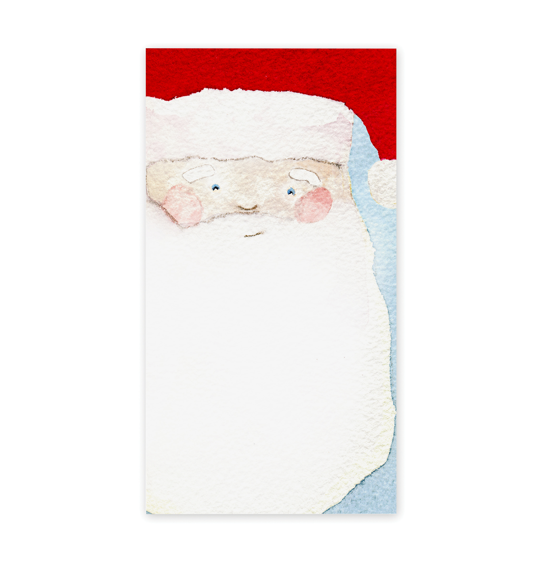 Notepad with illustration of Santa Claus on it where you can write notes in Santa&