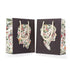 Two Floral Silhouette Cub gift bags adorned with original artwork by Methane Studio, featuring floral designs.