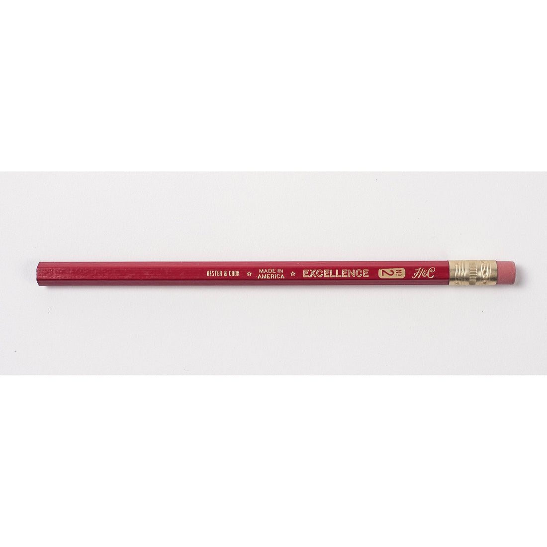 A Jumbo Hex Pencil by Hester &amp; Cook on a white background.