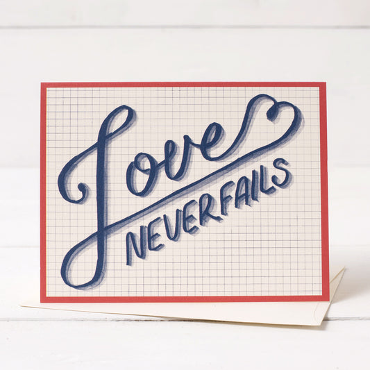 Love Never Fails Card