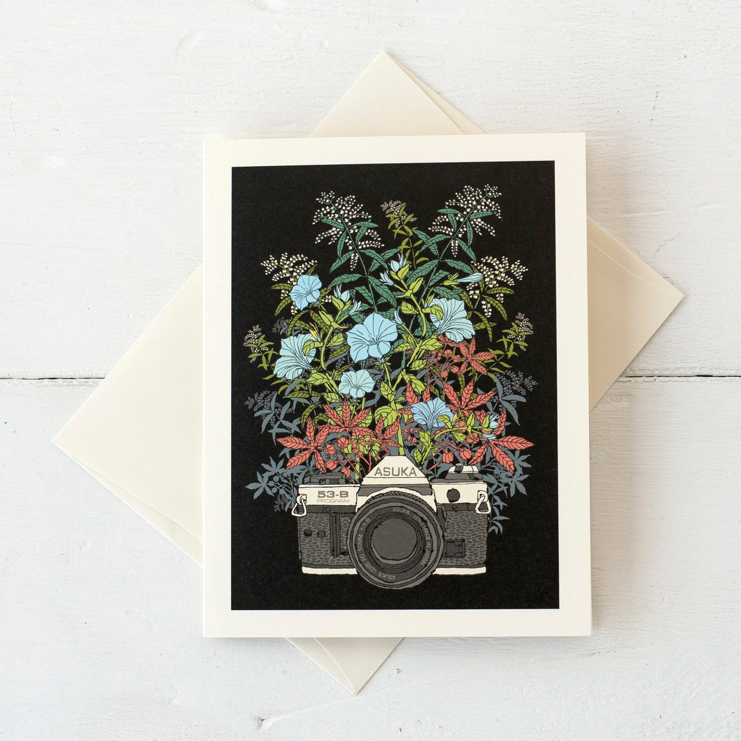 Floral Camera Card
