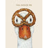 A Hester & Cook Amazing Duck Card featuring a goose wearing pretzels, accompanied by the words "you amaze me.