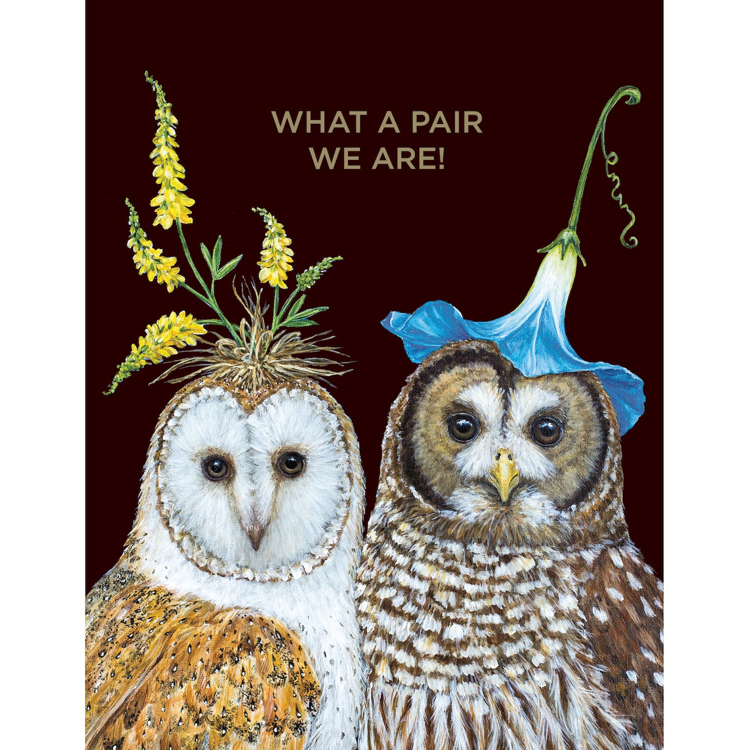 This special pair of Best Friend Owls Card greeting card features adorable Hester &amp; Cook Owls.