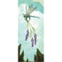 A Dragonfly Journey Card from Hester & Cook with lavender flowers adorned on its delicate wings, creating a captivating masterpiece of nature&