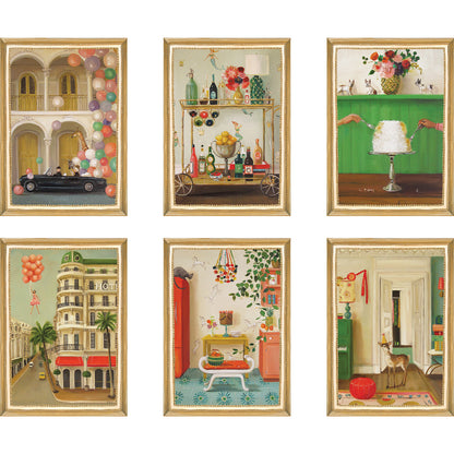 A Fabulous Fête Flat Note Boxed Set of 6 Cards