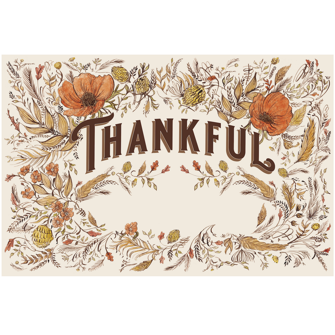 Thankful Personalized Placemat