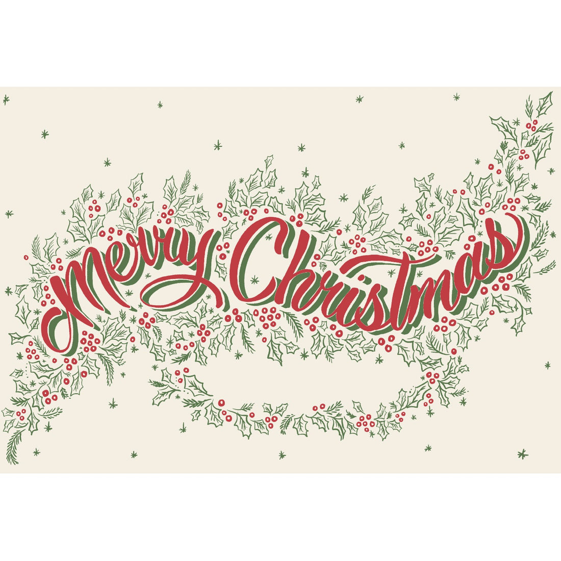 Merry Christmas Personalized Runner