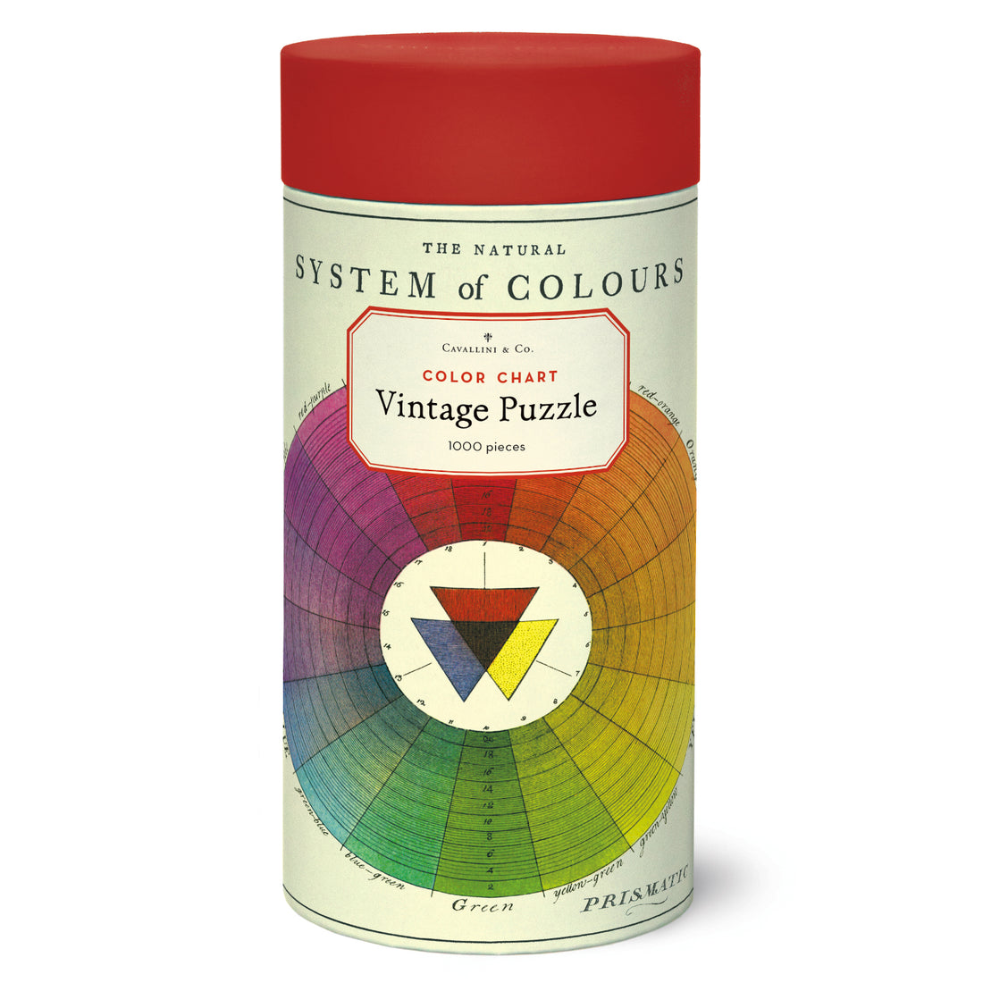 Replace: A 1000-piece Color Wheel Puzzle
With: A 1000-piece Cavallini Papers &amp; Co Color Wheel Puzzle