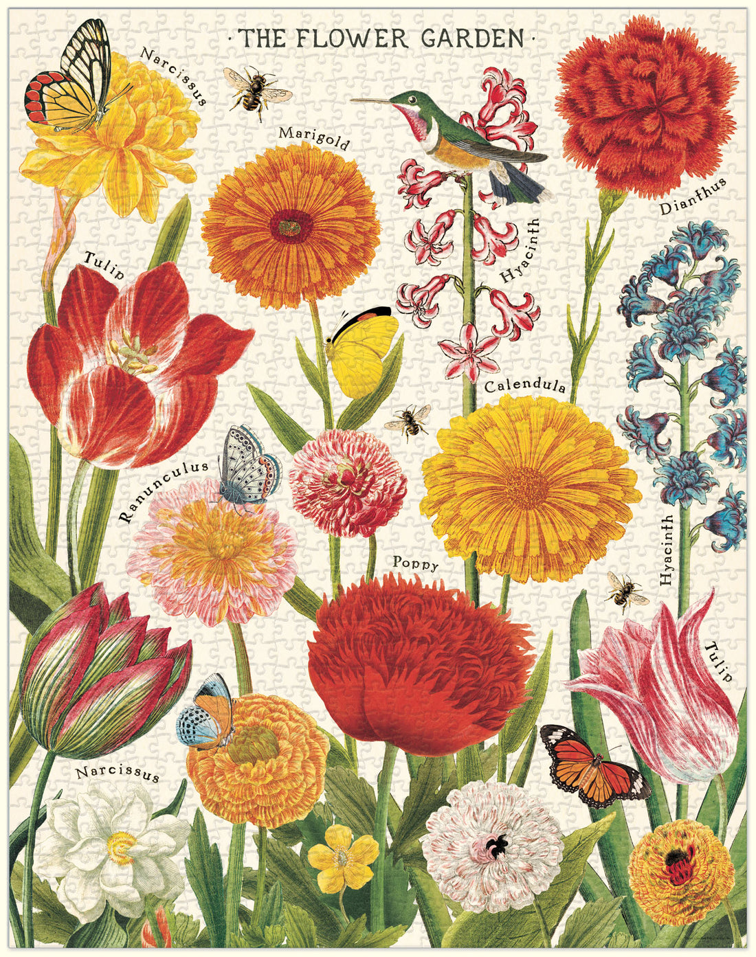 Flower Garden Puzzle by Cavallini Papers &amp; Co