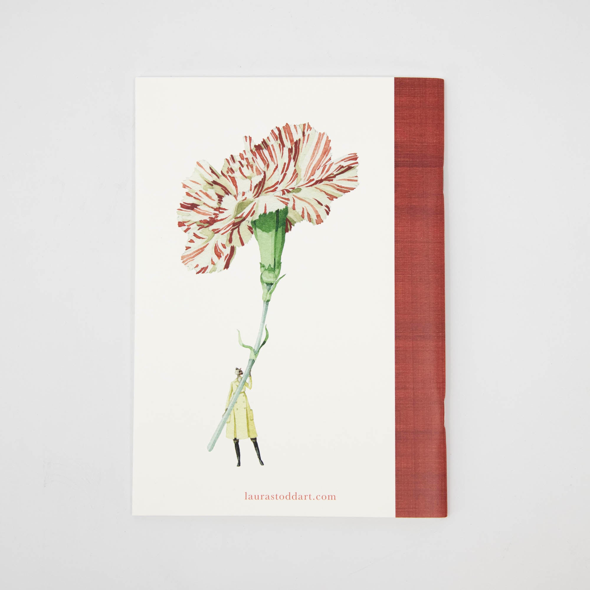 In Bloom A5 Wire Stitched Notebook Pansy/Carnation