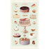 A La Patisserie Tea Towel, inspired by the Cavallini Papers & Co archives.