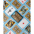 A set of Tempo Playing Cards on a blue background by Art of Play.