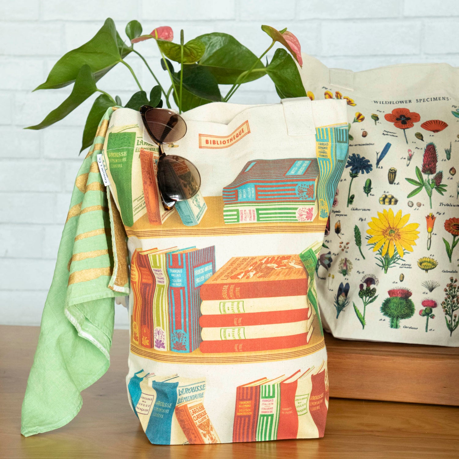 Library Books Tote Bag