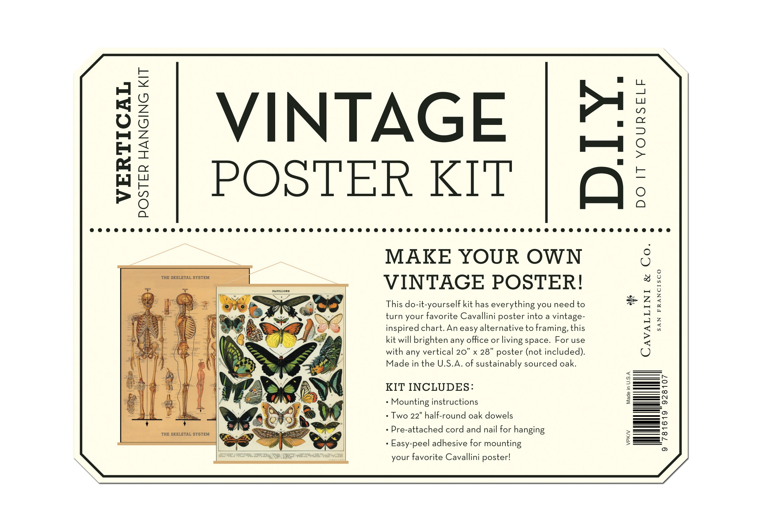 Vertical Vintage Poster Kit