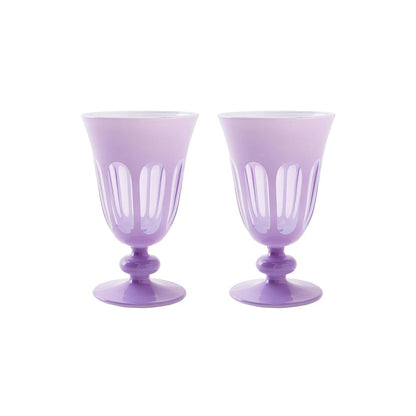 Set of 2 Rialto Lupine (Light Purple) Glasses