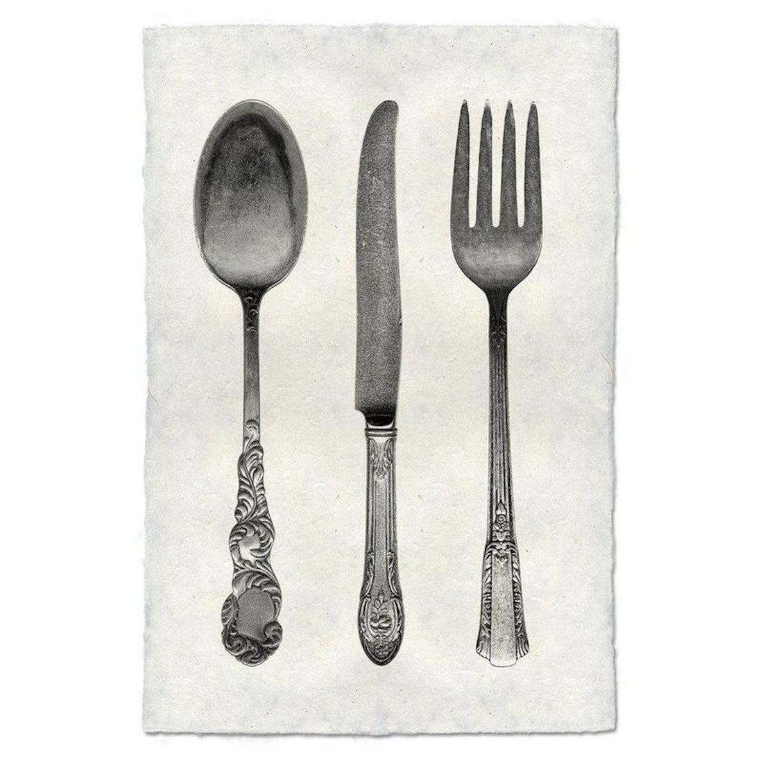 Vintage Cutlery Art Print