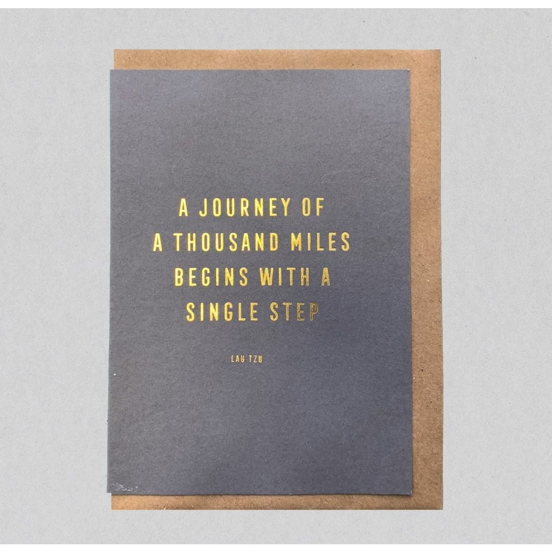 Journey of a Thousand Miles Greeting Card