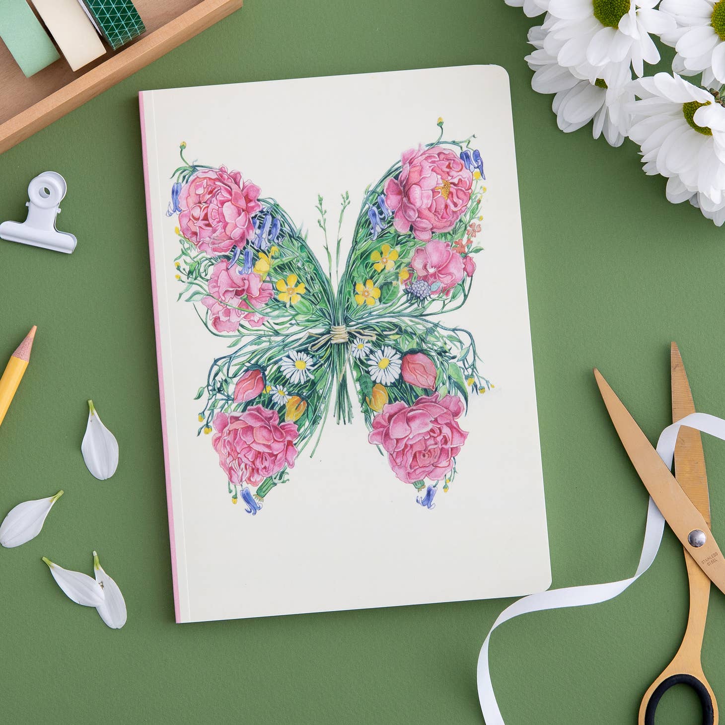 Butterfly Perfect Bound Notebook