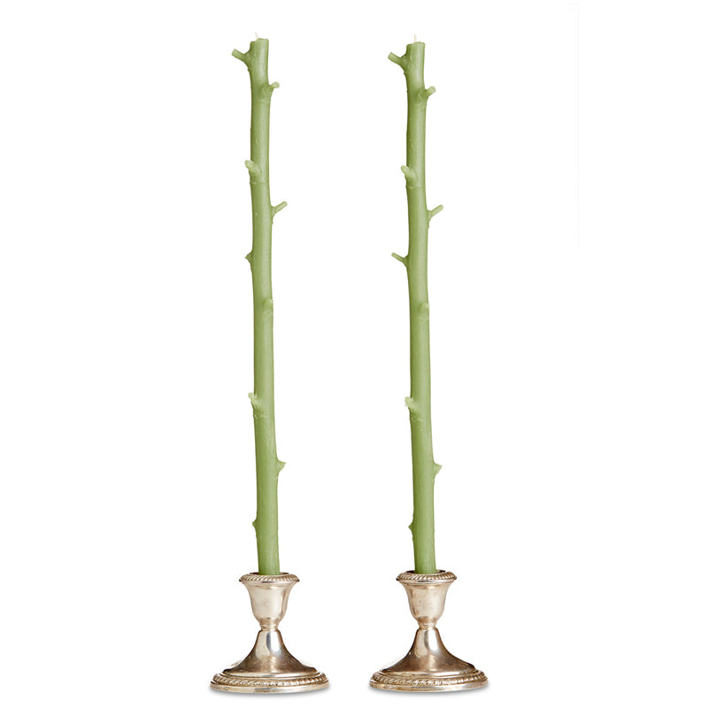 Hickory Stick Candles, Set of 2