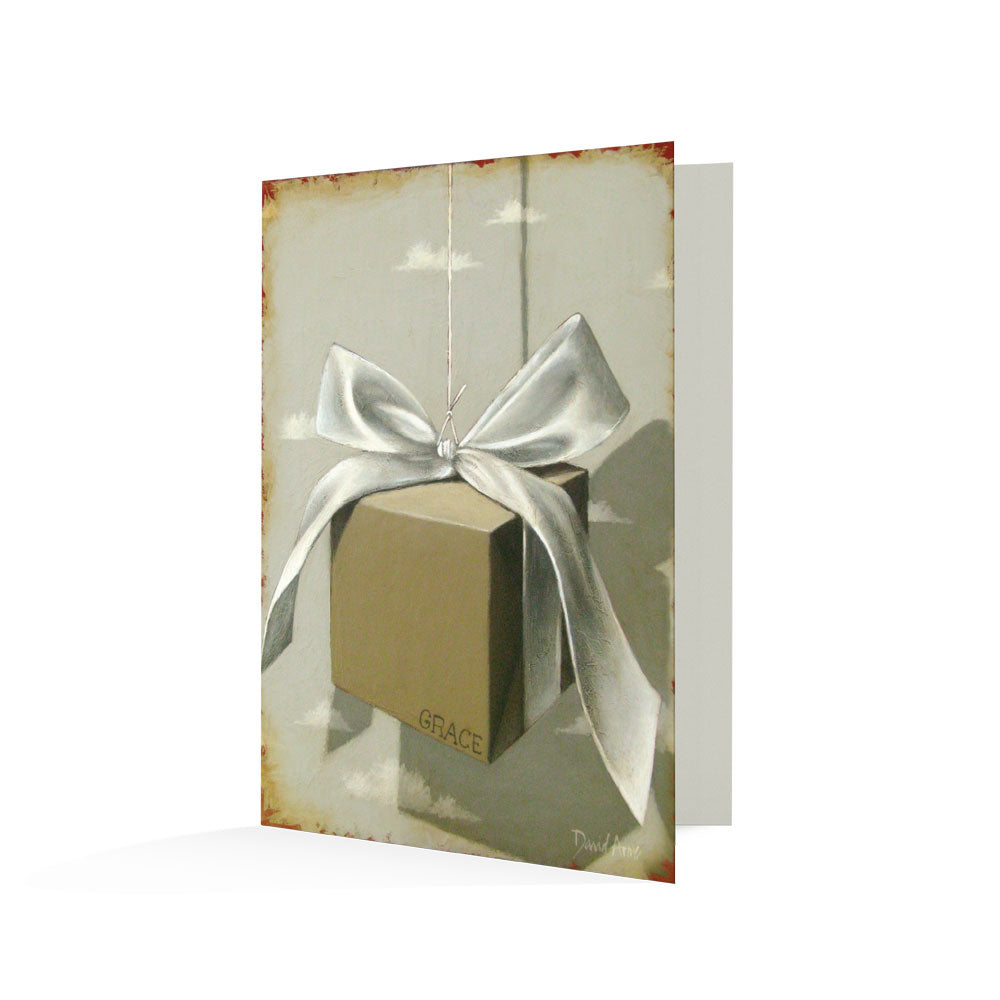 A Gift of Grace Notecard with a handwritten note, adding a personal touch. (Brand: David Arms)