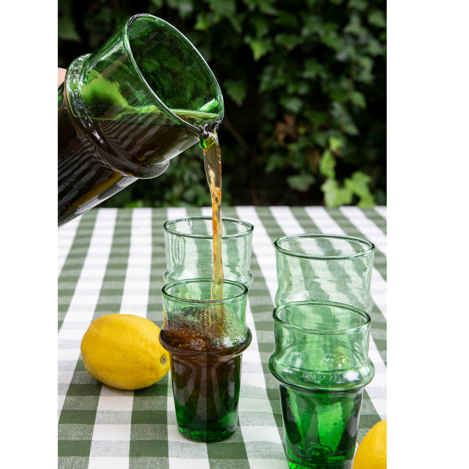 Green Beldi Glass