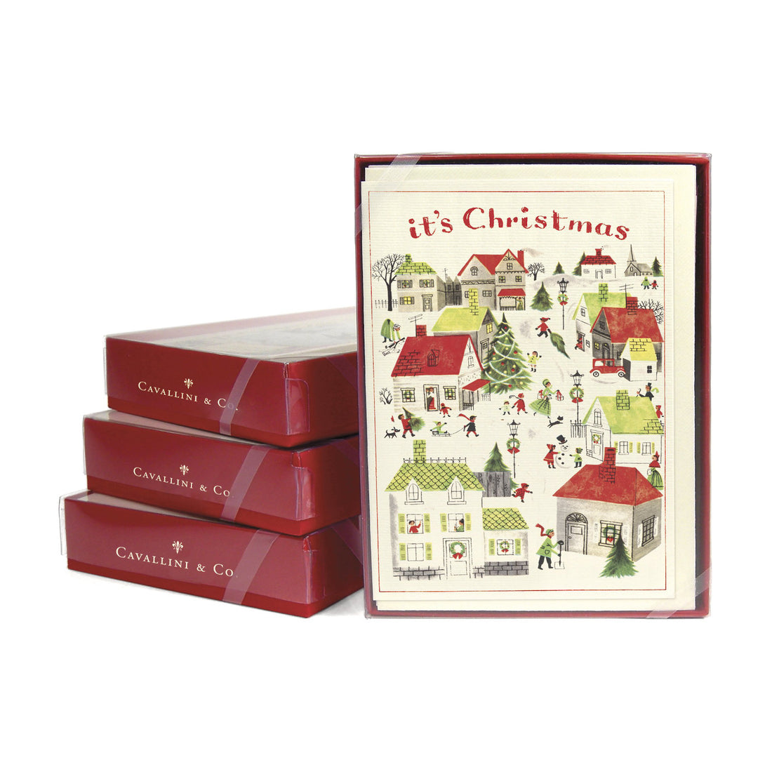 Christmas Village Boxed Set Cards