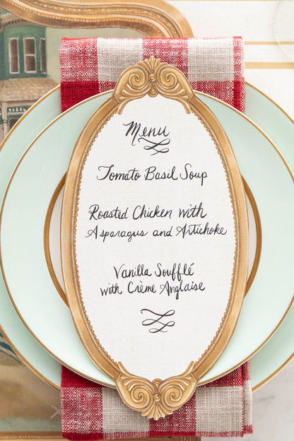 Table Card Frame Antique Gold Frame Table Card – Hester & Cook