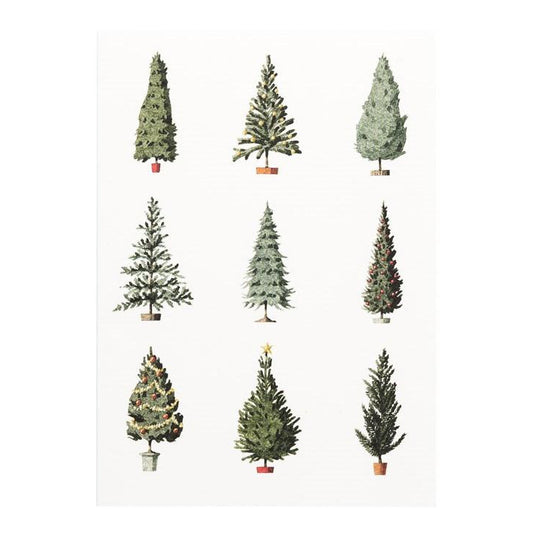 Christmas Tree Card, Set of 10