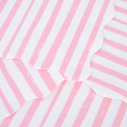 Pink Stripe Napkins