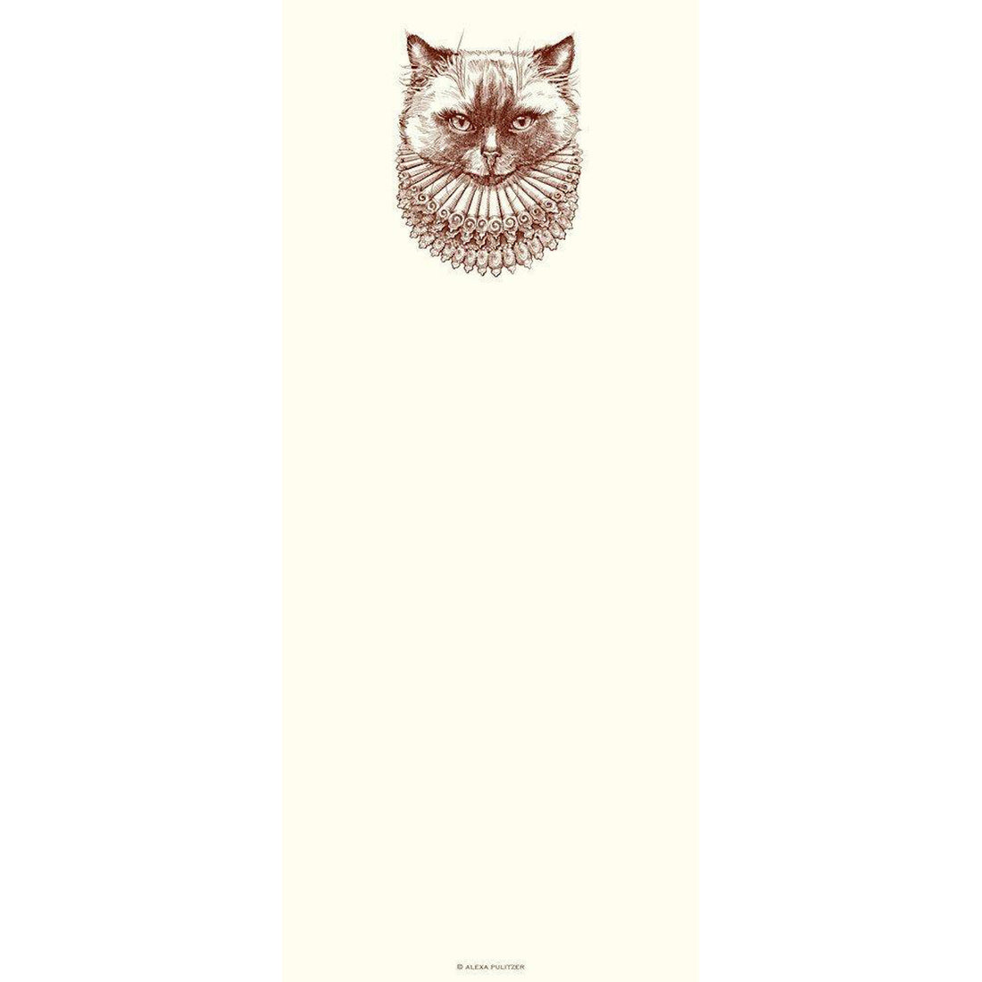 Illustration of a detailed sketched cat&