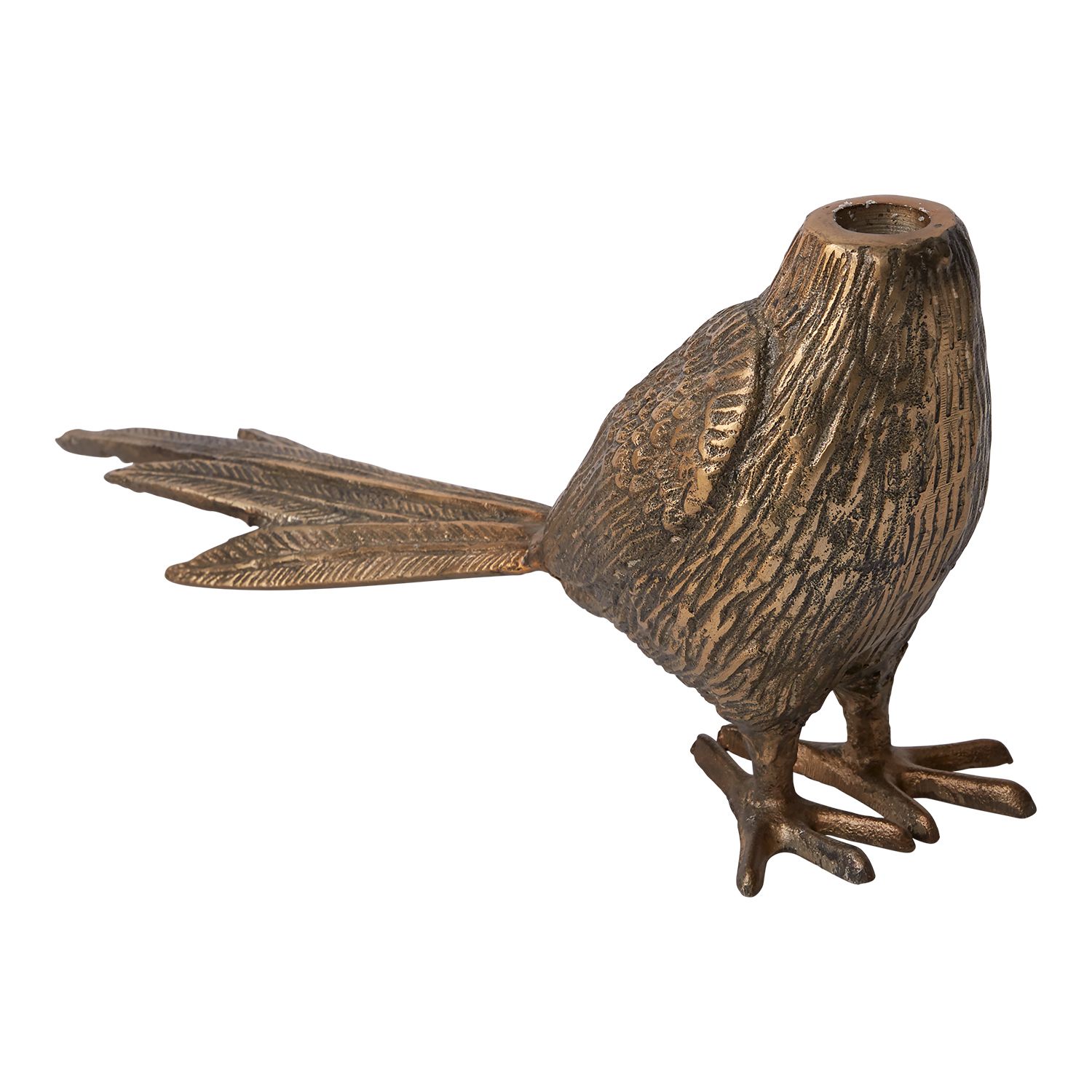 Pheasant Taper Candle Holder