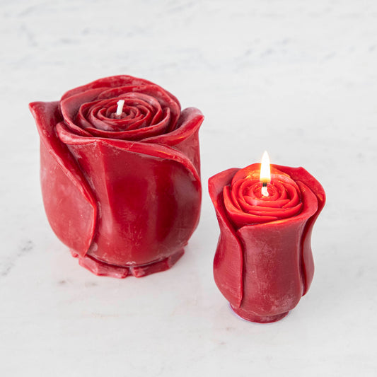 Beeswax Rose Candles
