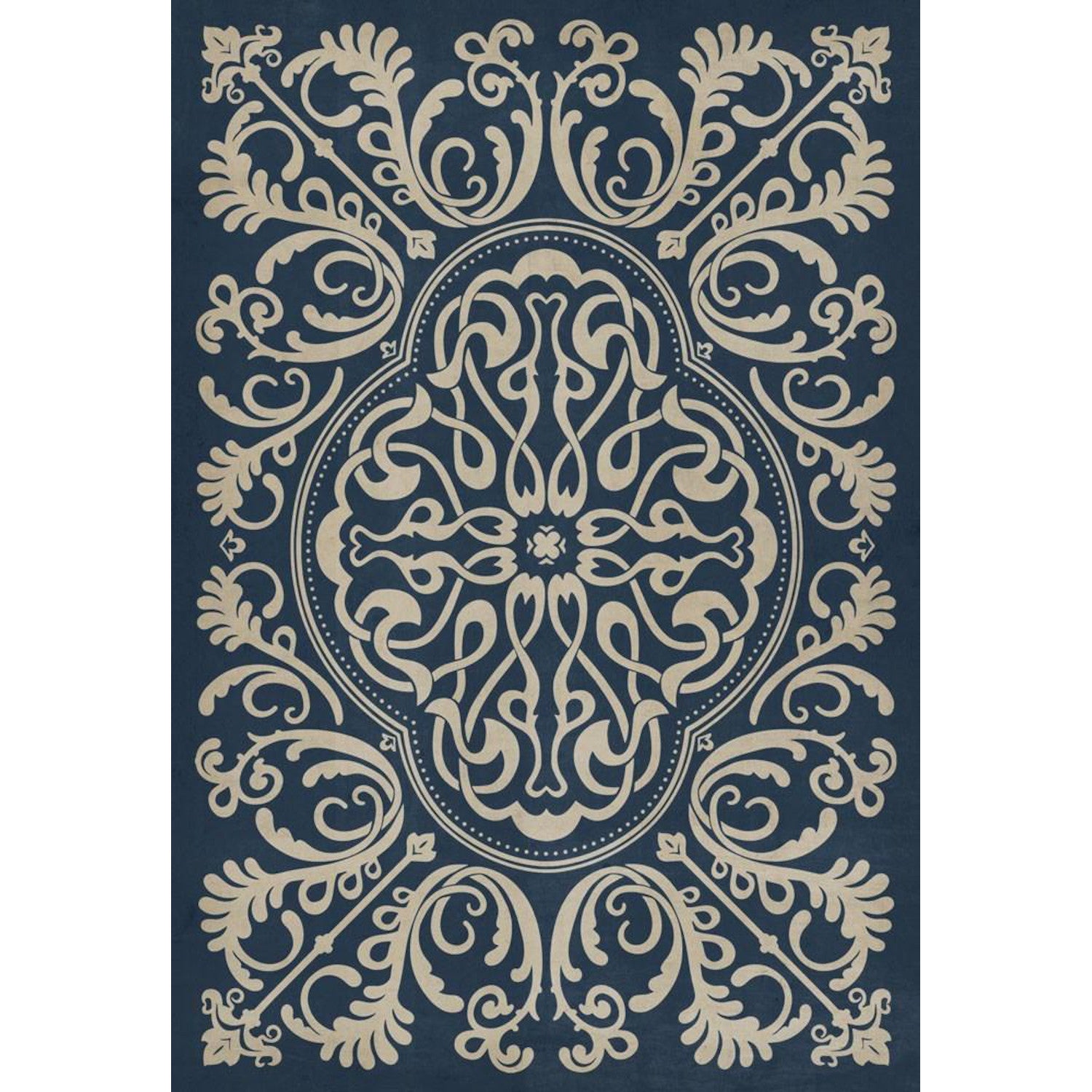 Spades Vinyl Rug - Pattern 39 – Hester & Cook