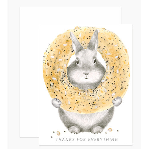 Bagel Bunny Thanks For Everything Boxed Set of 6 Cards