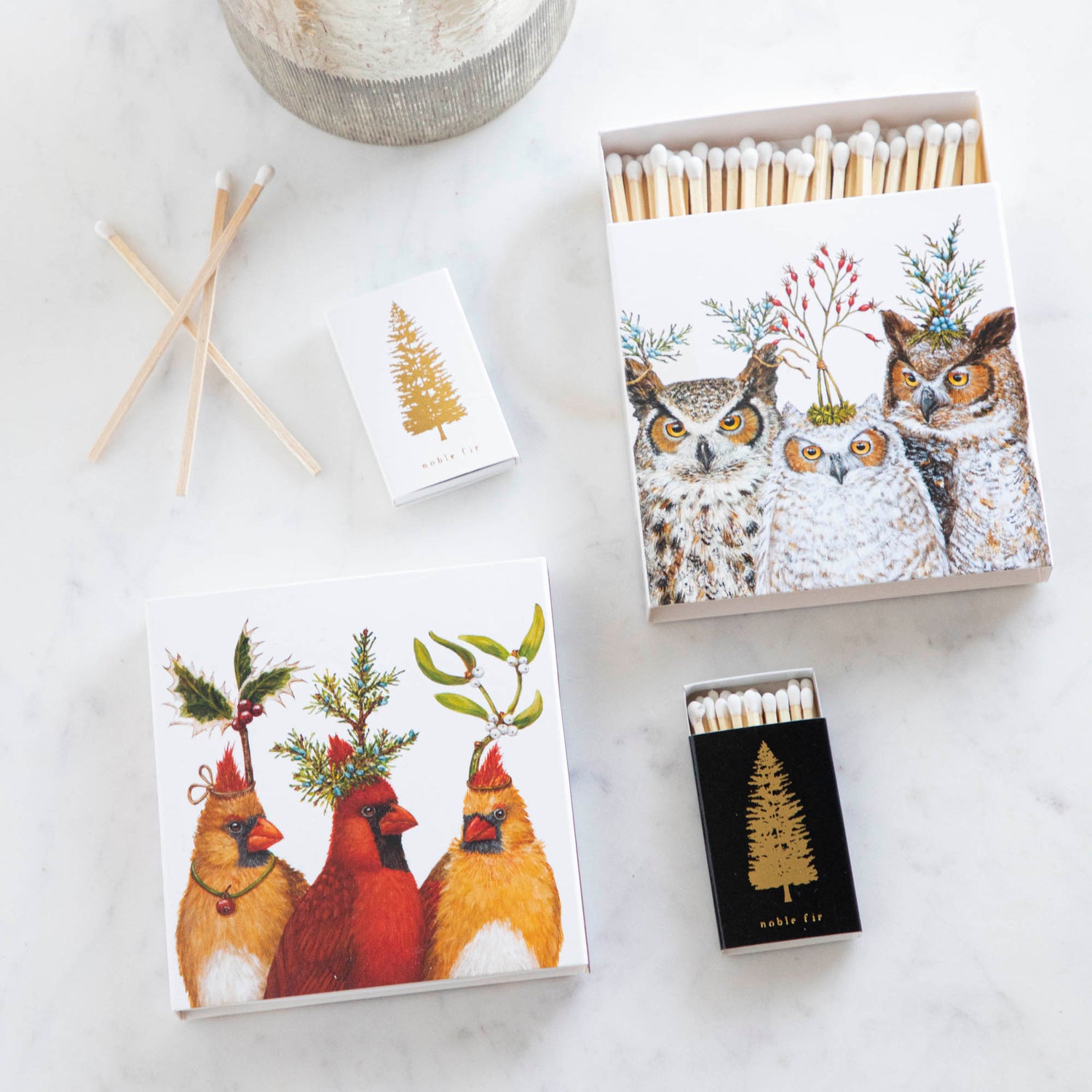 Holiday Hoot Square Matches